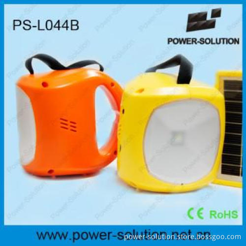 LED solar light system for rural home